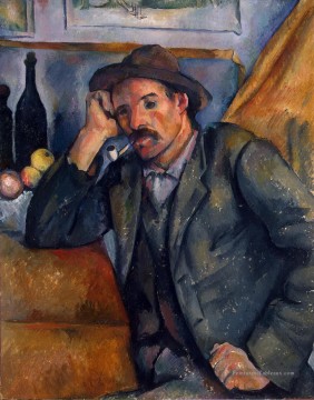 cézanne Tableau Peinture - Le fumeur Paul Cézanne